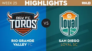 Rio Grande Valley FC vs. San Diego Loyal SC - Game Highlights