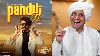 Pandit Ji : Gulzaar Chhaniwala Reaction | Mahi Gaur | Mukesh Tiwari | New Haryanvi Movie Songs 2022