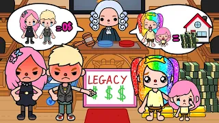 My Parents Are Jealous Because My Grandparents Left All Legacy To Me | Toca Life Story | Toca Boca