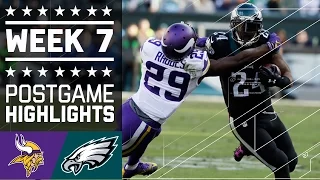 Vikings vs. Eagles | NFL Week 7 Game Highlights