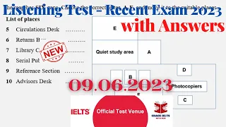 IELTS Listening Actual Test 2023 with Answers | 09.06.2023