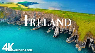 IRELAND 4K - Scenic Relaxation Film With Calming Cinematic Music - Amazing Nature