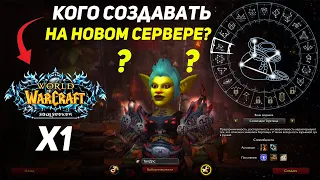 Выбор Класса Для Пве на х1 Wow Sirus