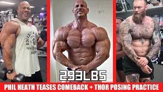 Phil Heath Teases Comeback + Thor is Spotted at Posing Seminar + Krizo Posts a Massive Update