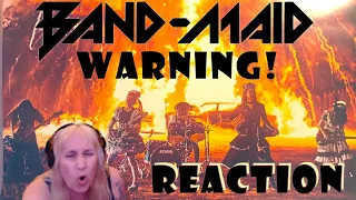 Official REACTION to: "Warning" by BAND-MAID