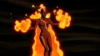 Red Inferno Powers Scenes (Young Justice)