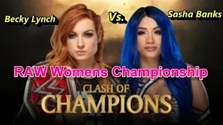 FULL MATCH Becky Lynch vs. Sasha Banks WWE Clash of Champions 2019 RAW Womens Championship