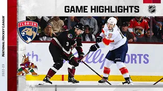 Panthers @ Coyotes 11/1 | NHL Highlights 2022