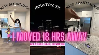 I MOVED TO HOUSTON | NO JOB + SINGLE MOM | Empty Apartment Tour