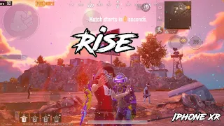 Rise ⚡️Iphone xr HDR | 5 Fingers + Gyroscope | PUBG MOBILE Montage