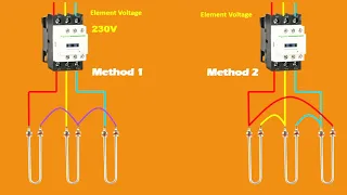 3 phase heater connection | heater elements | wiring diagram 😃😊