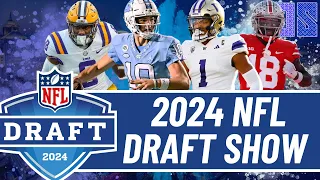 2024 NFL Draft LIVE Show! Round 1 Reactions and Analysis!