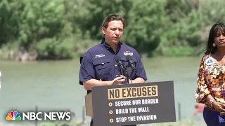 DeSantis blasts Trump for not being tough enough on southern border