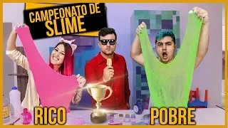 RICO VS POBRE FAZENDO AMOEBA / SLIME |  Maloucos #8