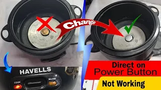 How to Repair Electric Rice Cooker, power button not working