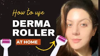 How to use Derma Roller on Face I How to Derma Roll your face I Microneedling at home for acne scars