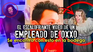 El escalofriante video de un empleado de un OXXO