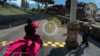 FINAL FANTASY XV: Chocobo racing - vs. Iris track