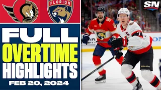 Ottawa Senators at Florida Panthers | FULL Overtime Highlights - February 20, 2024