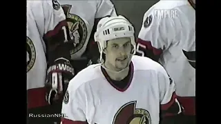 Sergei Zholtok's first NHL playoff goal vs Sabres in game 3 (1997)