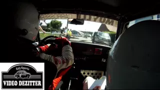Paul Lietaer loses steering wheel ~ Rally Staden 2016