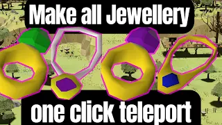 Change any jewellery to a 1 click teleport - OSRS shorts