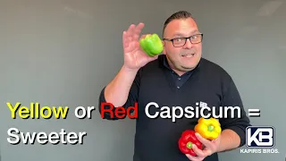 Antonio's Report - Differences between Green, Yellow & Red Capsicums