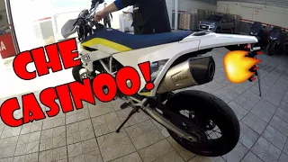 NUOVO SCARICO! | LEOVINCE |  HUSQVARNA 701  | ♛MONARCHI♛