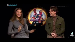 Tom Holland and Zendaya can’t stop touching each other for two minutes straight