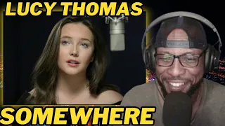 SOMEWHERE (THERE'S A PLACE FOR US) - WEST SIDE STORY COVER BY LUCY THOMAS | REACTION