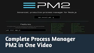 Complete Process Manager PM2 in One Video in Hindi 💥💥