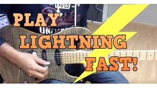 GUITAR LESSON - EASILY Play Lightning Fast Pentatonics like Shawn Lane!