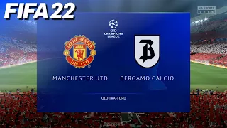 FIFA 22 - Manchester United vs. Bergamo Calcio (Atalanta) | PS5