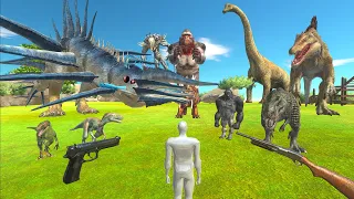 Fps avatar with all weapons Finding Mutant Octopus Death Run - Animal Revolt Battle Simulator