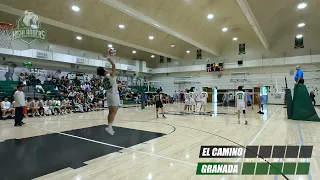 El Camino High vs Granada Hills Charter Boys Volleyball