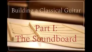 Building a Classical Guitar #8 'Avenir" - Part I: The Soundboard. Christian Crevels Handmade Guitars