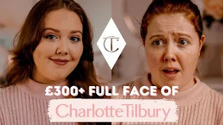 AVERAGE GIRL TESTS A FULL FACE OF CHARLOTTE TILBURY | Glowy Pillow Talk Makeup Look worth £300+