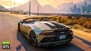 GTA 5 Ultra Realistic Graphics [4K] RTX™ 3090 Maxed Settings Ray-Tracing Gameplay [PC MODS]