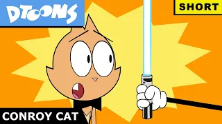 Doggy Owns a Lightsaber? | Ask a Toon #3 | Conroy Cat | Dtoons Shorts Throwback