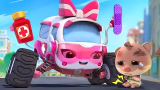 Brave Ambulance Song | Monster Truck | Car Cartoon | Kids Songs | BabyBus