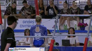 Alice D'Amato (ITA) Bars D-Score 2023 Final Six Naples (2022-24 Code)