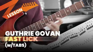 Guthrie Govan Fast Lick with Tabs
