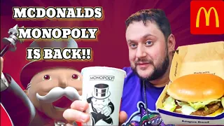 Mcdonalds MONOPOLY is Back !!! Monopoly Classic Angus Bundle Review!