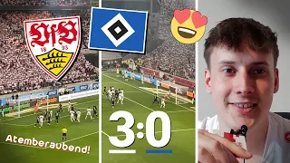 VfB Stuttgart 3:0 Hamburger SV ⚪🔴 Atemberaubende Stimmung 😍 Bockstarke Leistung - Erstklassig!