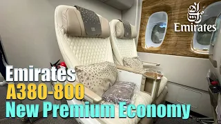 4K | This is what Premium Economy should be. Loving 8 hrs in Emirates New Premium Economy to Changi