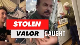 Stolen Valor compilation Fake Marine Panhandler - including UK Walter Mitty