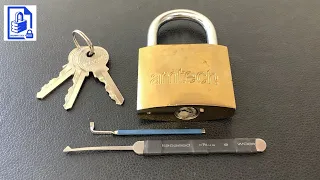 488. Amtech padlock picked open - Cheap Chinese padlocks are not always easy to pick..Why is this 🤔