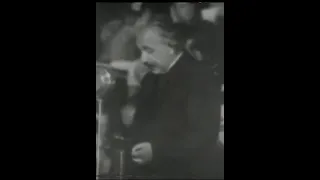 Albert Einstein's last speech at Royal Albert Hall in protest against Nazi policy in 1933.