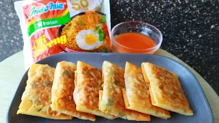 VERY SIMPLE INSTANT Noodle Snacks!!! MARTABAK SIMPLE INSTANT Noodles