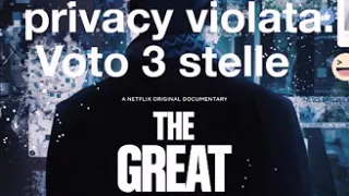 The great hack privacy violata. Voto ⭐⭐⭐.